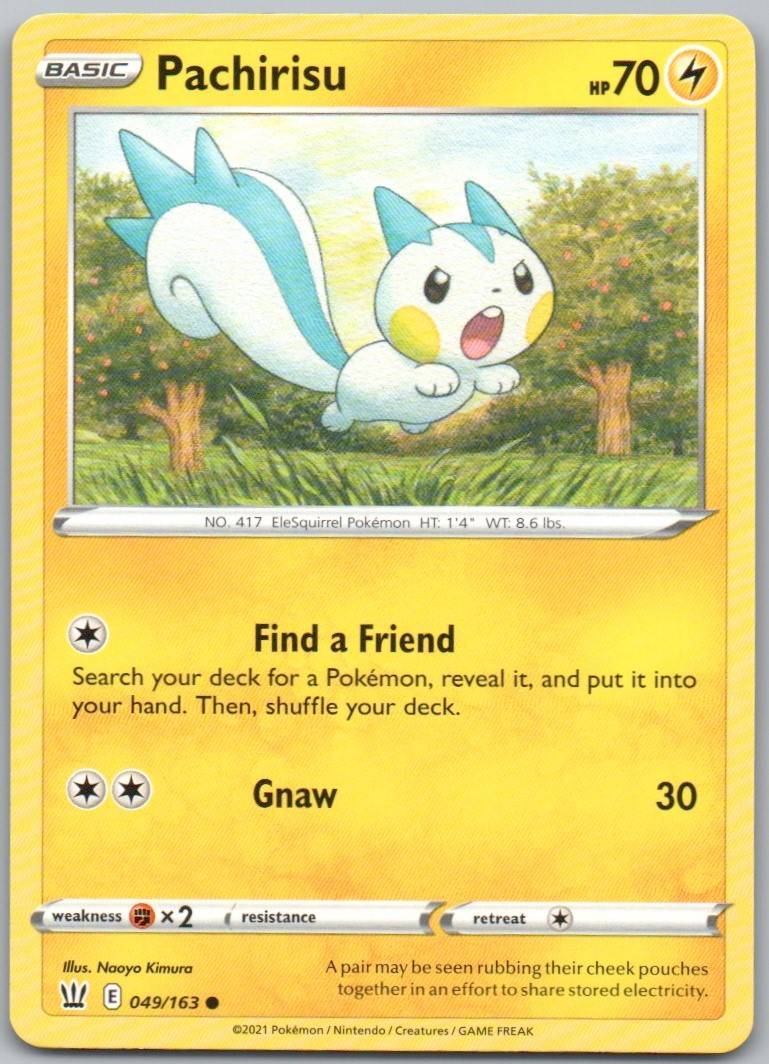 Pachirisu 049 Normal Lightning Card - Battle Styles
