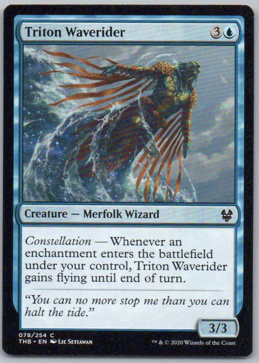 Triton Waverider 78 Normal Creature Card - Theros Beyond Death