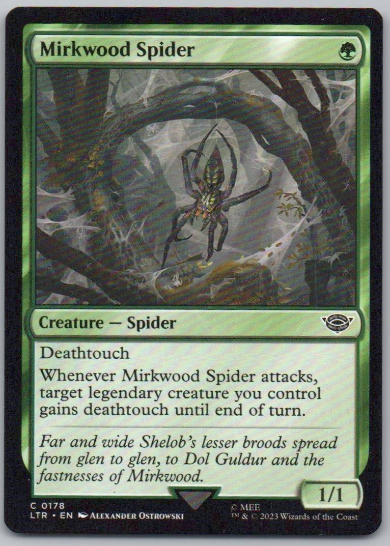 Mirkwood Spider 178 Normal Creature Card - Universes Beyond: The Lord of the Rings: Tales of Middle-earth
