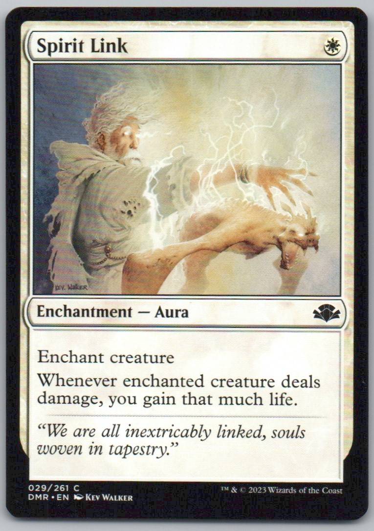 Spirit Link 29 Normal Enchantment Card - Dominaria Remastered