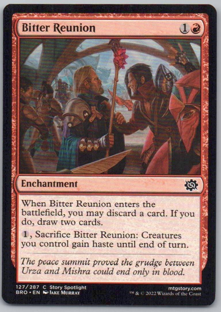 Bitter Reunion 127 Normal Enchantment Card - The Brothers' War