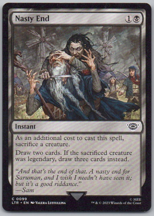 Nasty End 99 Normal Instant Card - Universes Beyond: The Lord of the Rings: Tales of Middle-earth