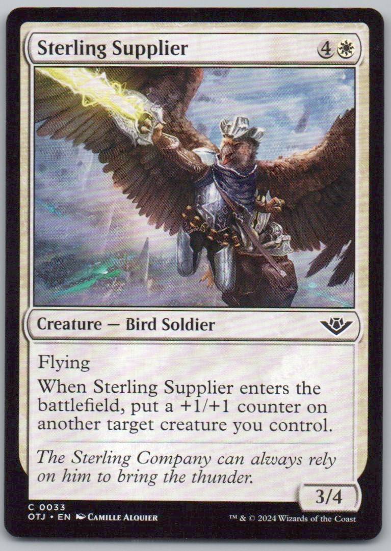 Sterling Supplier 33 Normal Creature Card - Outlaws of Thunder Junction