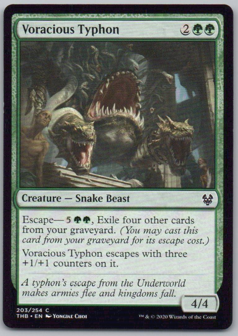 Voracious Typhon 203 Normal Creature Card - Theros Beyond Death
