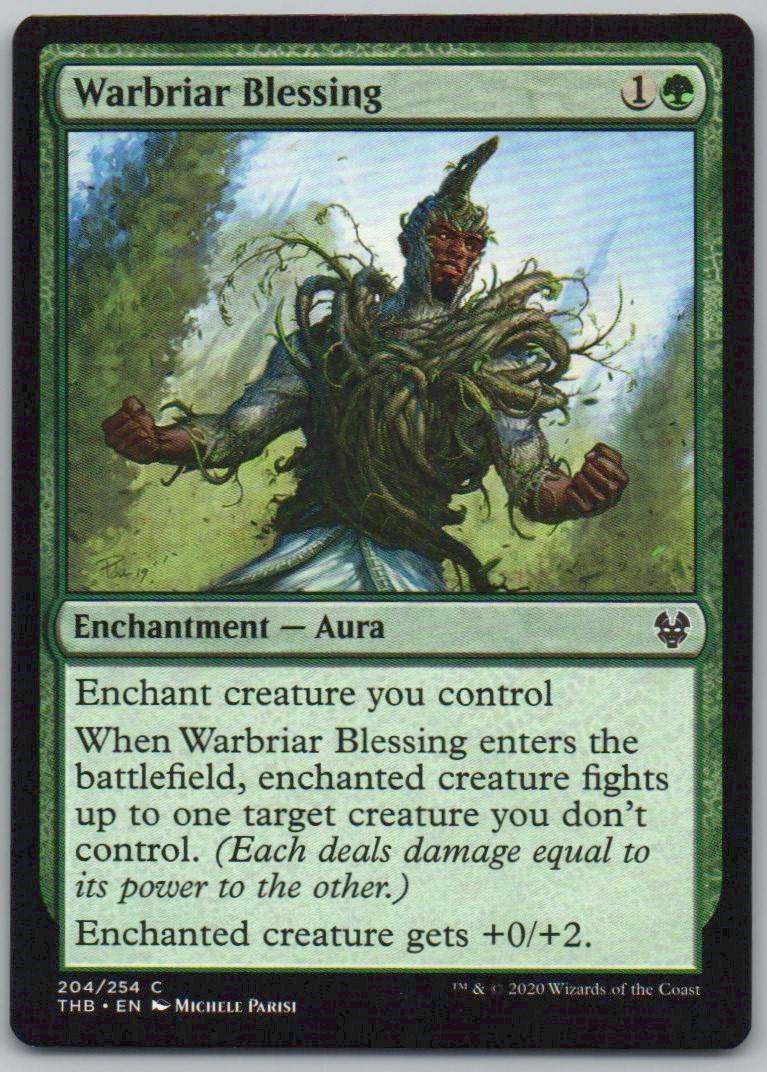 Warbriar Blessing 204/254 Normal Enchantment Card - The List Reprints