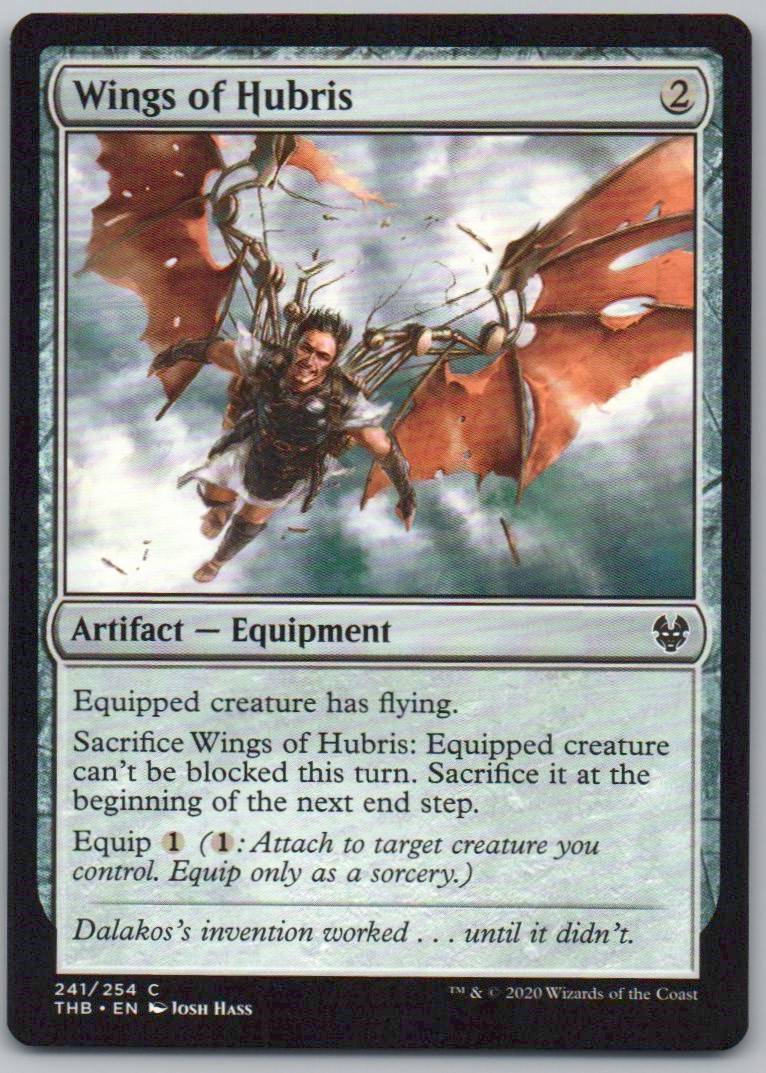 Wings of Hubris 241 Normal Artifact Card - Theros Beyond Death