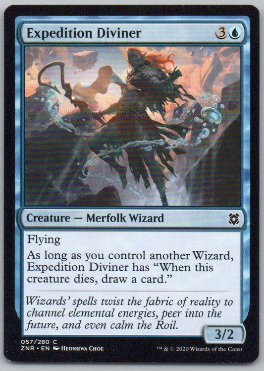 Expedition Diviner 57 Normal Creature Card - Zendikar Rising