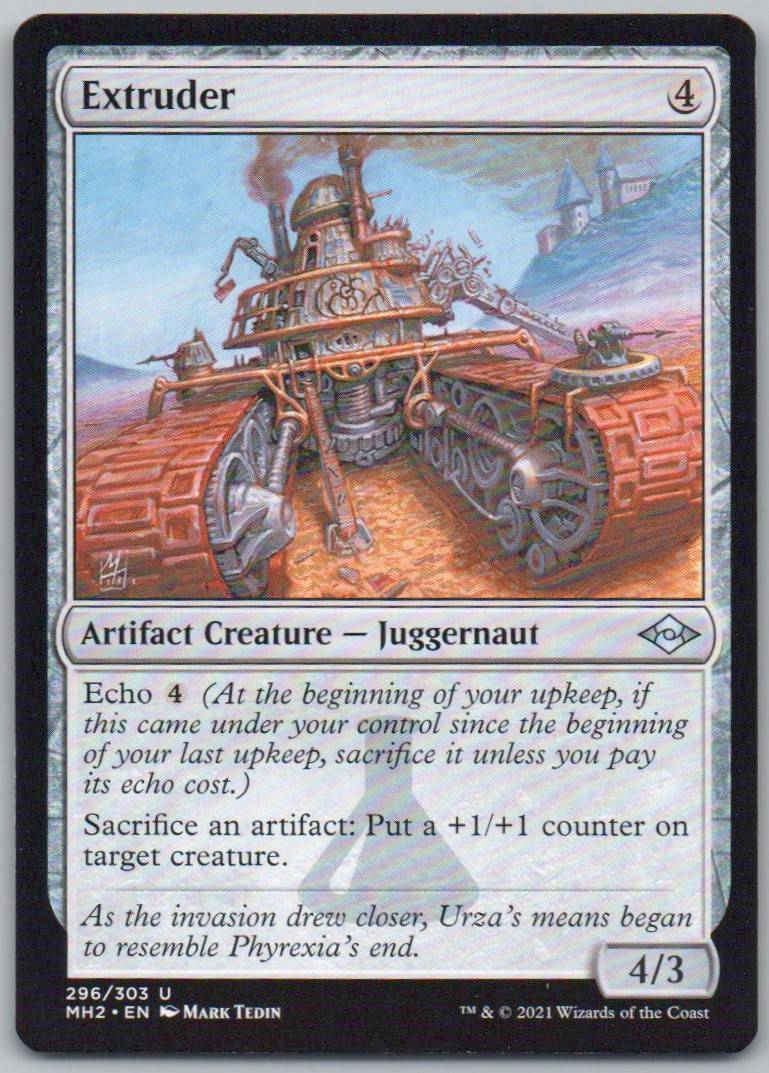 Extruder 296 Normal Artifact Card - Modern Horizons 2