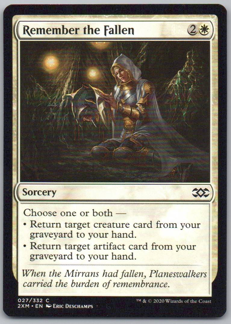 Remember the Fallen 27 Normal Sorcery Card - Double Masters