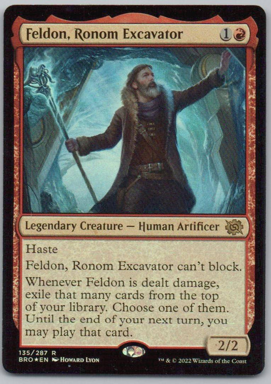 Feldon, Ronom Excavator 135 Normal Legendary Card - The Brothers' War