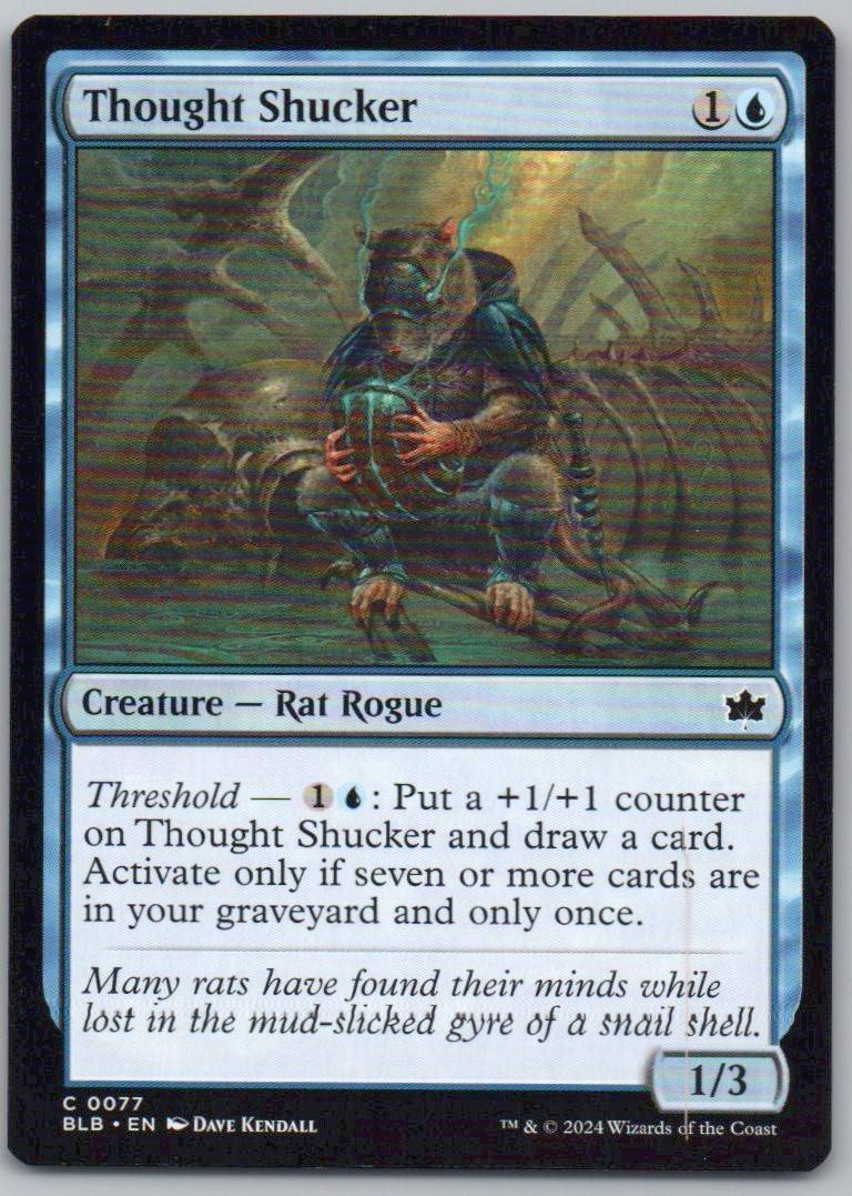Thought Shucker 77 Normal Creature Card - Bloomburrow