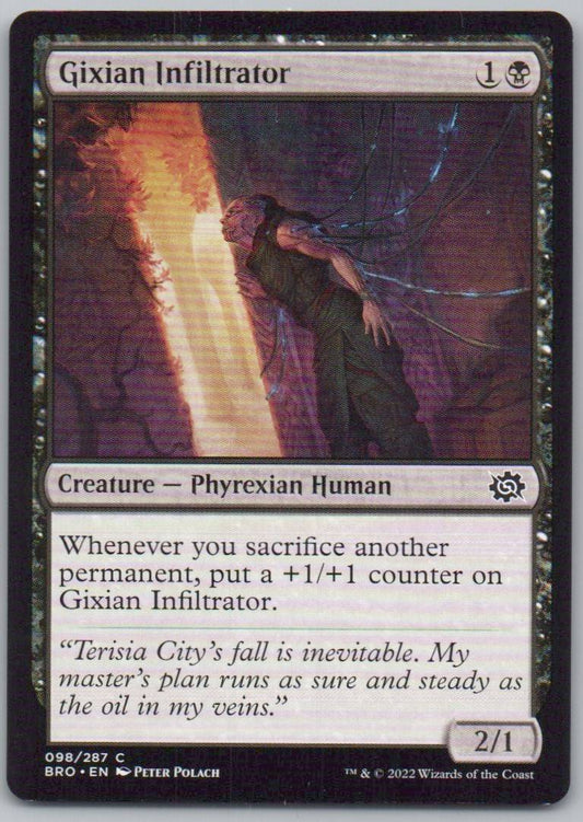 Gixian Infiltrator 98 Normal Creature Card - The Brothers' War