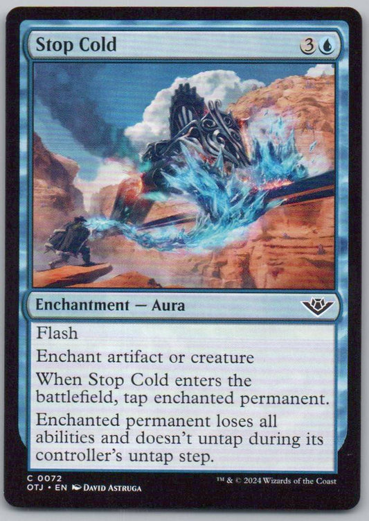 Stop Cold 72 Normal Enchantment Card - Outlaws of Thunder Junction