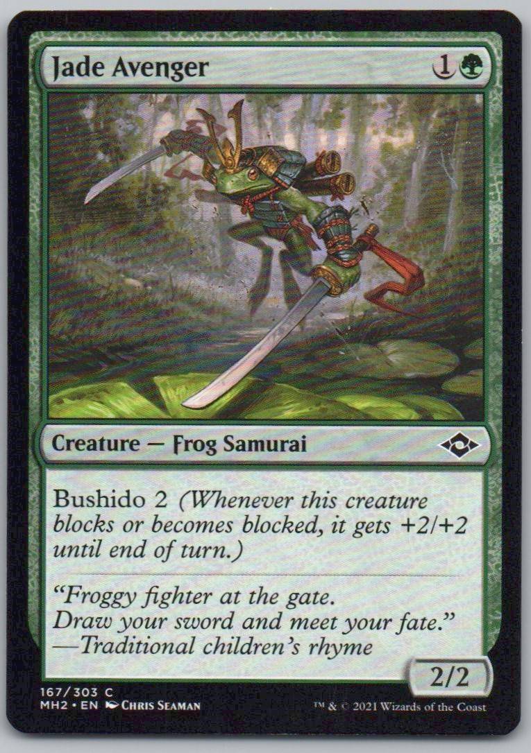 Jade Avenger 167 0 Creature Card - Modern Horizons 2