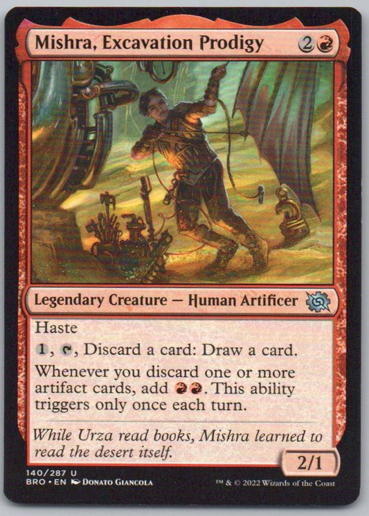 Mishra, Excavation Prodigy 140 Normal Legendary Card - The Brothers' War