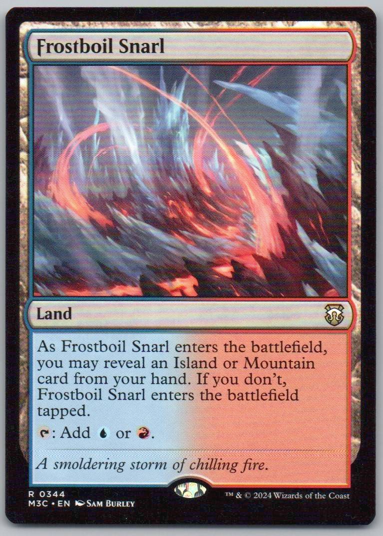 Frostboil Snarl 344 Normal Land Card - Commander: Modern Horizons 3