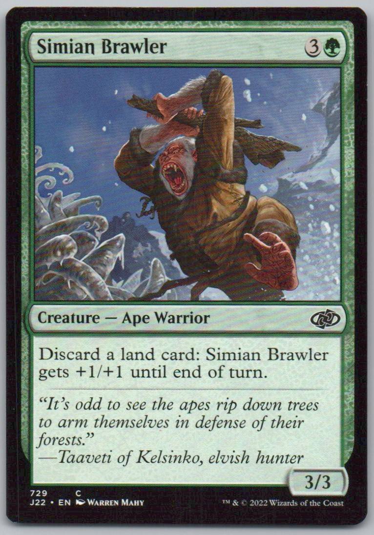 Simian Brawler 729 0 Creature Card - Jumpstart 2022