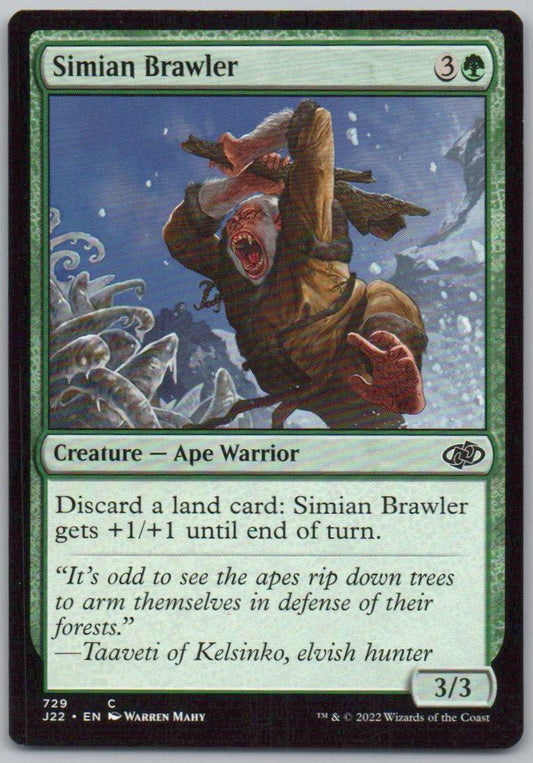 Simian Brawler 729 0 Creature Card - Jumpstart 2022