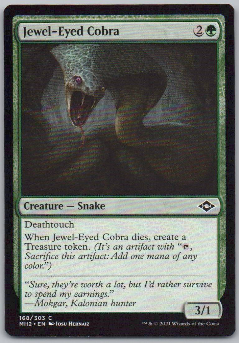 Jewel-Eyed Cobra 168 0 Creature Card - Modern Horizons 2
