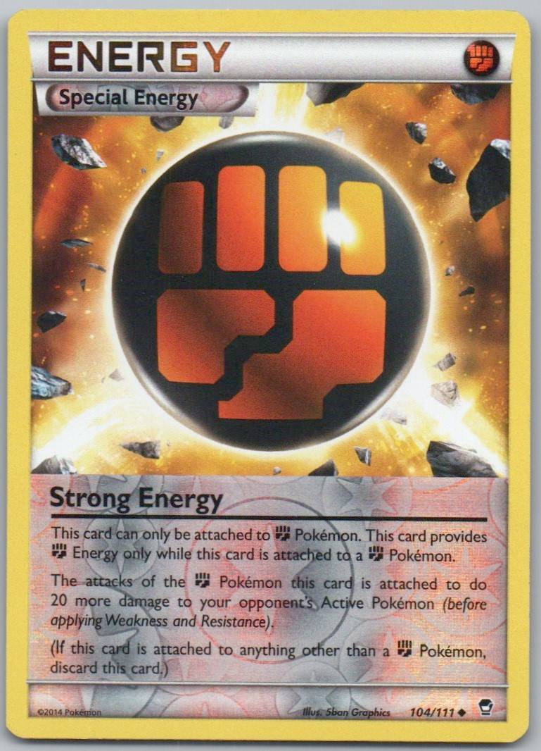 Strong Energy 104 Normal Trainer Card - Furious Fists