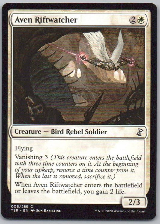 Aven Riftwatcher 6 Normal Creature Card - Time Spiral: Remastered