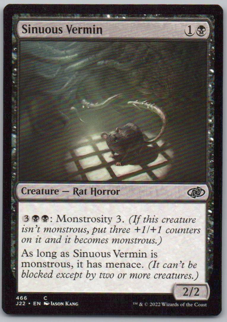 Sinuous Vermin 466 0 Creature Card - Jumpstart 2022