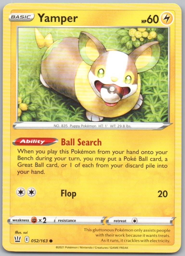 Yamper 052 Normal Lightning Card - Battle Styles