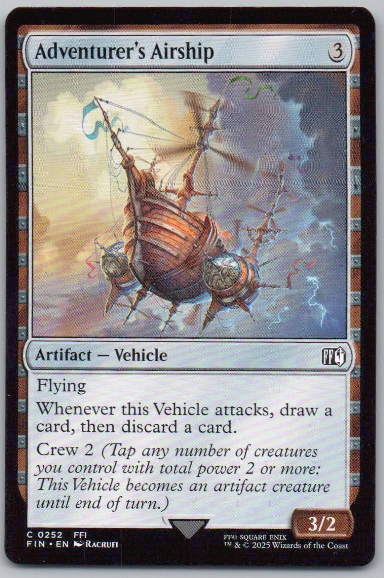 Adventurer's Airship 252 Normal Artifact Card - FINAL FANTASY