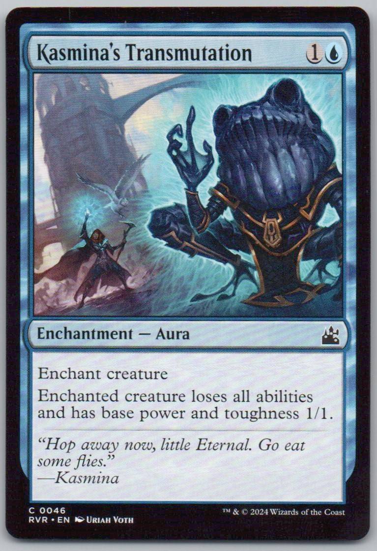Kasmina's Transmutation 46 Normal Enchantment Card - Ravnica Remastered