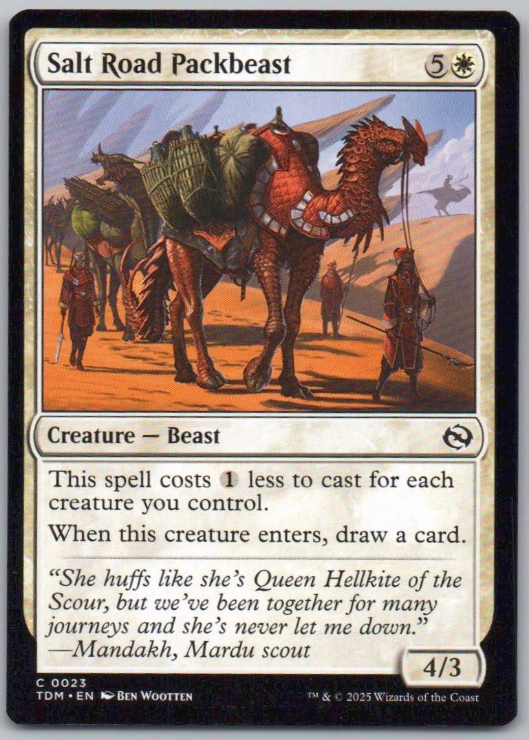 Salt Road Packbeast 23 Normal 0 Card - Tarkir: Dragonstorm