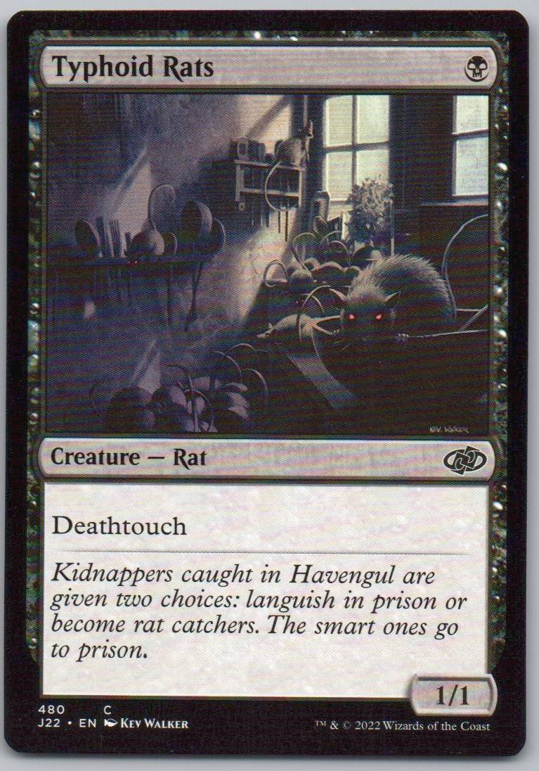 Typhoid Rats 480 0 Creature Card - Jumpstart 2022