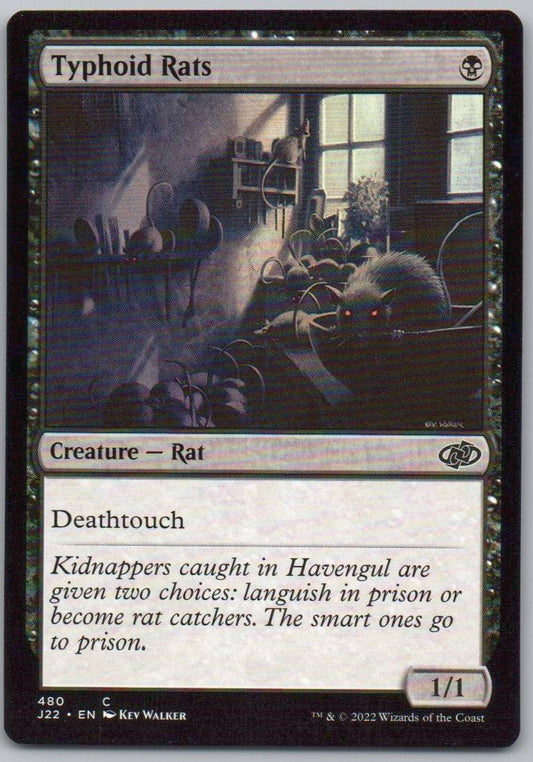 Typhoid Rats 480 0 Creature Card - Jumpstart 2022