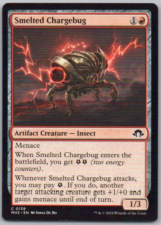 Smelted Chargebug 139 0 Artifact Card - Modern Horizons 3