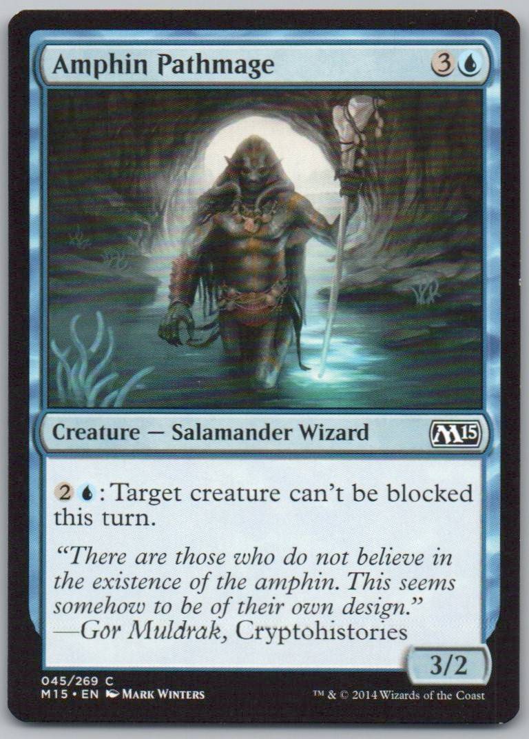 Amphin Pathmage 45 Normal Creature Card - Magic 2015