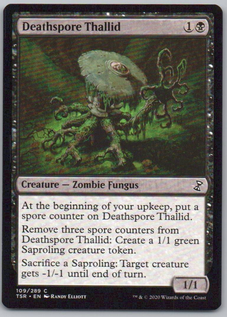 Deathspore Thallid 109 Normal Creature Card - Time Spiral: Remastered