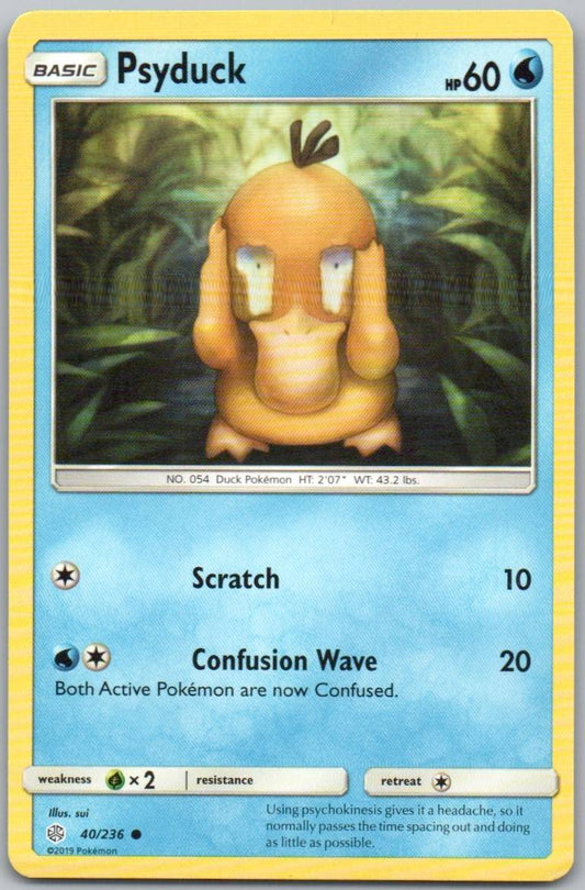 Psyduck 040 Normal Water Card - Cosmic Eclipse