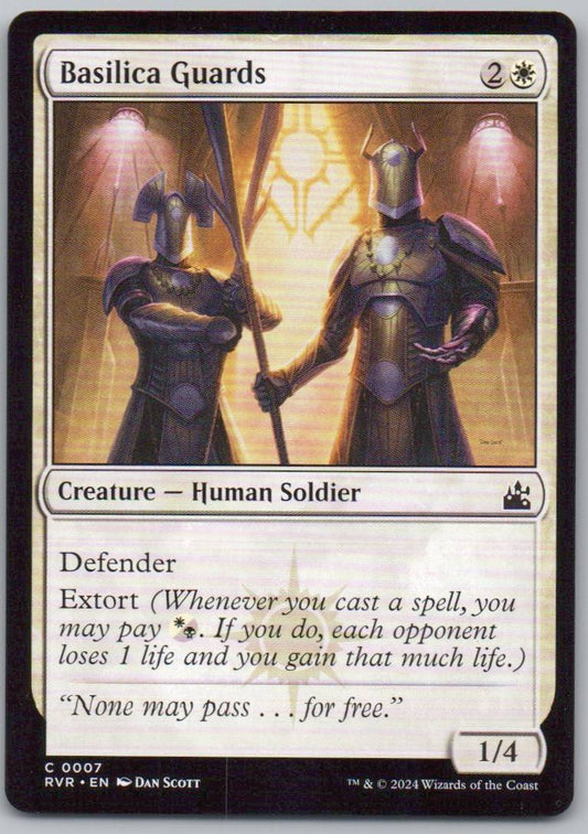 Basilica Guards 7 Normal Creature Card - Ravnica Remastered