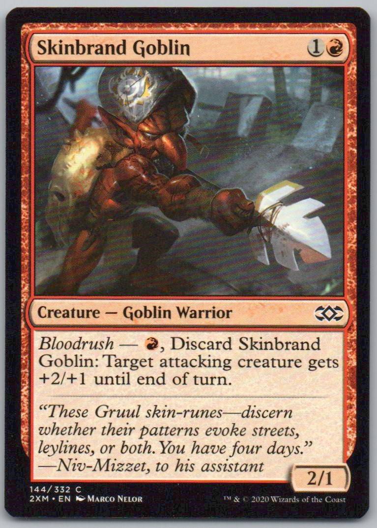 Skinbrand Goblin 144 Normal Creature Card - Double Masters