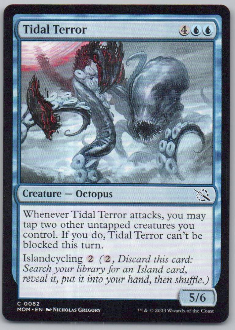 Tidal Terror 82 0 Creature Card - March of the Machine