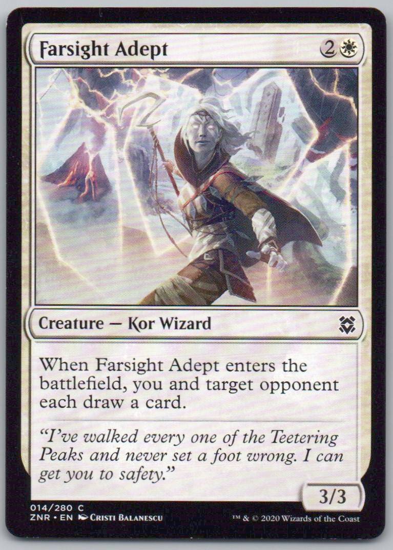 Farsight Adept 14 Normal Creature Card - Zendikar Rising