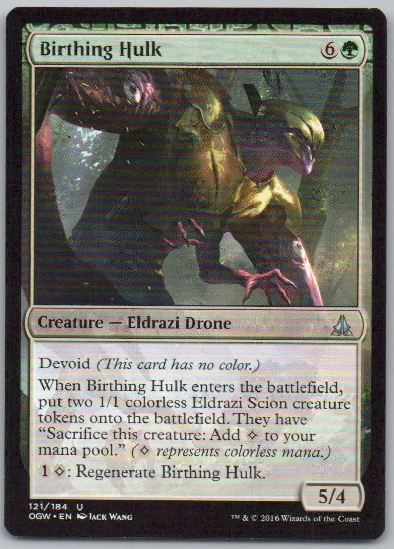 Birthing Hulk 121 Normal Creature Card - Oath of the Gatewatch