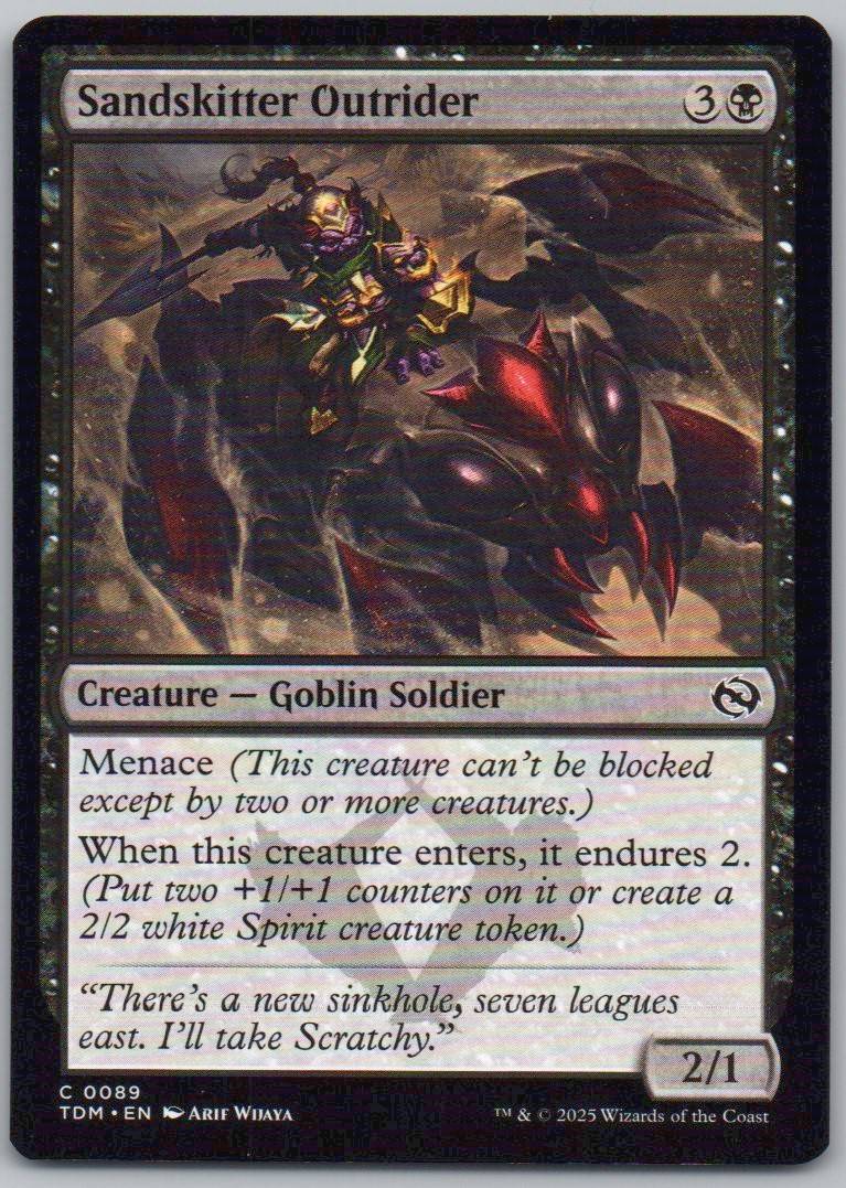 Sandskitter Outrider 89 Normal Creature Card - Tarkir: Dragonstorm