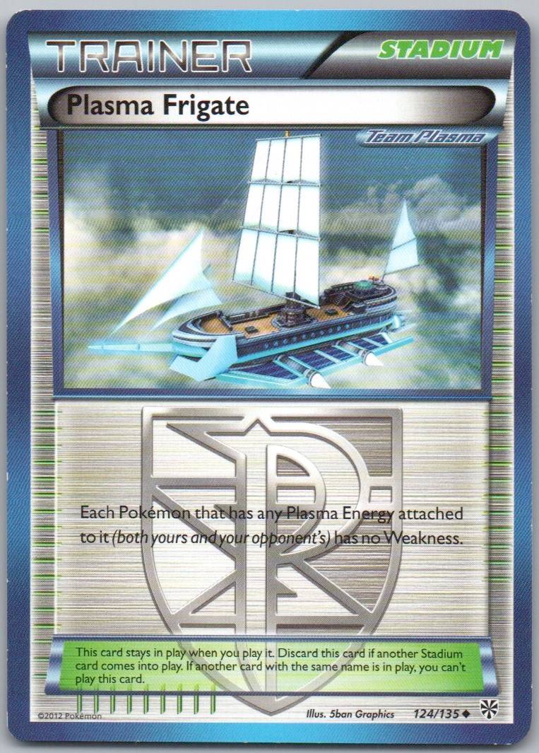 Plasma Frigate 124 Normal Trainer Card - Plasma Storm