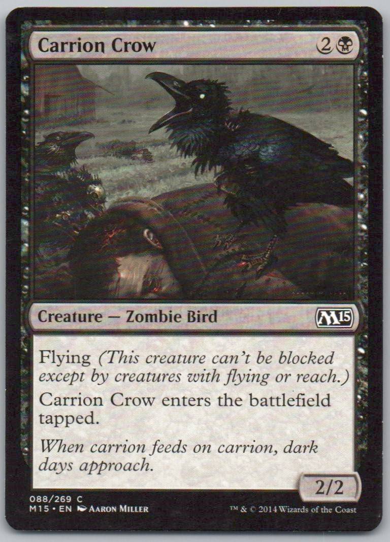 Carrion Crow 88 Normal Creature Card - Magic 2015