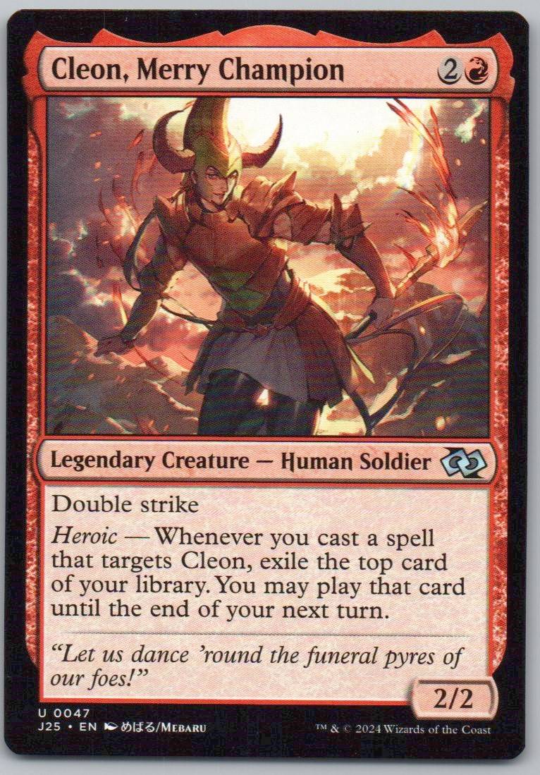 Cleon, Merry Champion (Anime) 47 0 Legendary Card - Foundations Jumpstart