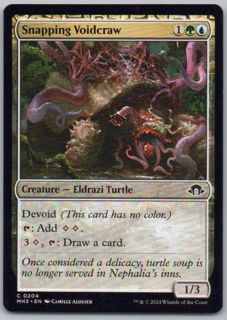 Snapping Voidcraw 204 0 Creature Card - Modern Horizons 3