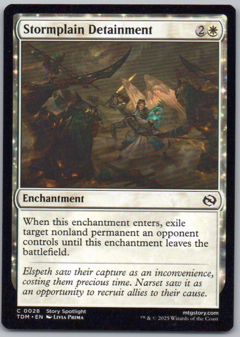 Stormplain Detainment 28 Normal Enchantment Card - Tarkir: Dragonstorm