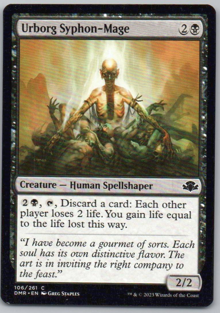 Urborg Syphon-Mage 106 Normal Creature Card - Dominaria Remastered