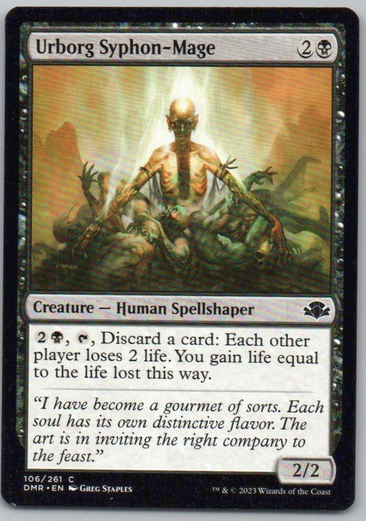 Urborg Syphon-Mage 106 Normal Creature Card - Dominaria Remastered