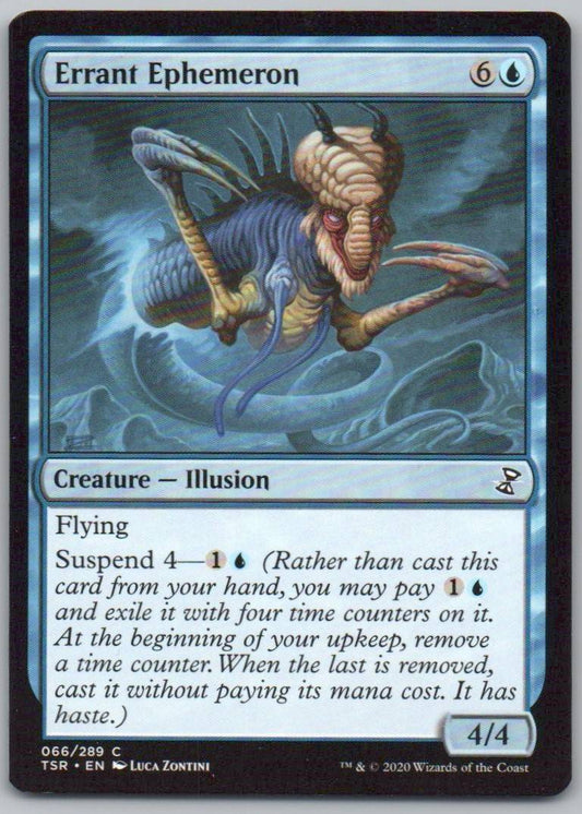 Errant Ephemeron 66 Normal Creature Card - Time Spiral: Remastered